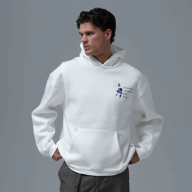 هودی طرح زین برند SAW رنگ سفید 139