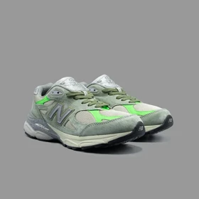 نیوبالانس990 پاتا زیتونی New Balance 990 Patta Olive Green