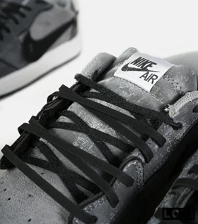 کفش کتانی مردانه و زنانه طوسی مشکی NIKE jordan 1