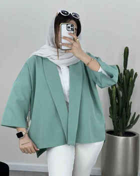 کت مزونی یقه شالی(1)کد3457