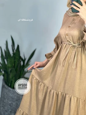 پیراهن مانتویی آرام