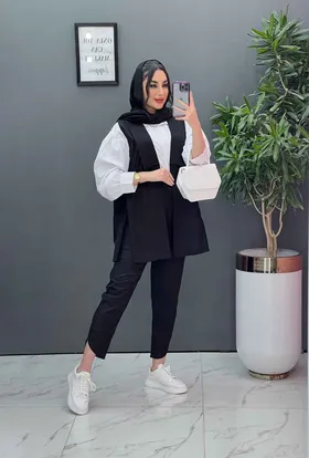 ست سه تیکه شومیز ژیله شلوار