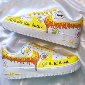 کفش اسپرت کاستوم کتانی نایک nike ایرفورس air force تک سایز کد 273513