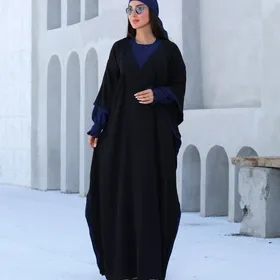 مانتو عبایی سایزبزرگ طرح دیبا