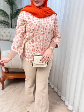 شومیز لینن نجوا 3071