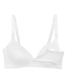 سوتین شیردهی دانتل بدون فنر نخی Yeni Inci ینینچی 1650 سفید