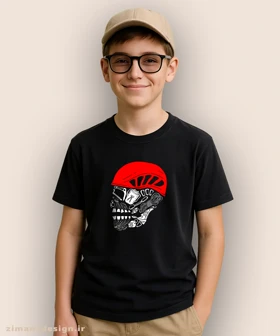 تیشرت بچگانه طرح اسکلت کوهنوردی کد 1068