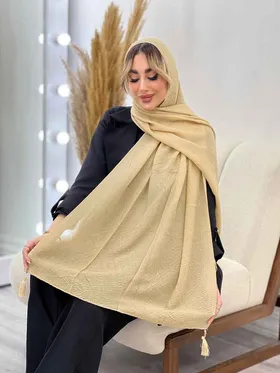 شال پلیسه ساده