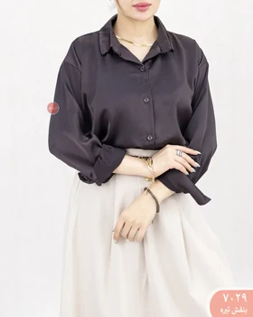 شومیز ساتن بلوط 7029