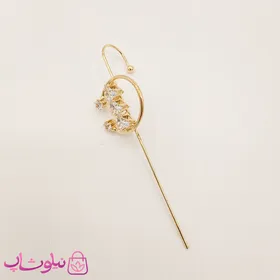 گوشواره زنانه کراس طرح دایره و مثلث