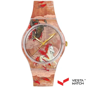 ساعت مچی مردانه و زنانه سواچ SWATCH مدل SUOZ369