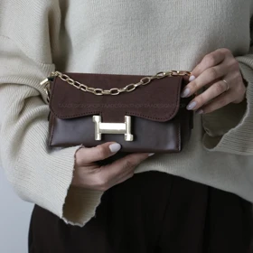 کیف زنانه مجلسی جیر مدل لوین