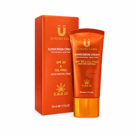 کرم ضد آفتاب spf30 لاکچری کوین ORIGINAL کد LX06 هورآن مارکت