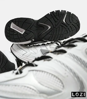 کفش کتانی مردانه بزرگ پا سفید طوسی DIESEL S-SERENDIPITY SPORT مدل 6920