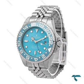 ساعت مردانه رولکس جی ام تی مستر 2 صفحه تیفانی بند جوبیلی Rolex-6620-G