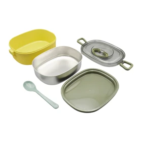 ظرف غذا استیل شینیچی هیروما مدل HMJP ظرفیت 1 لیتر