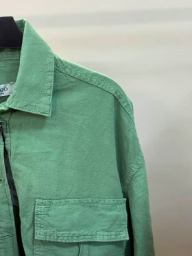 کراپ کت لینن اسپرت آمسو13-271 (سبز)