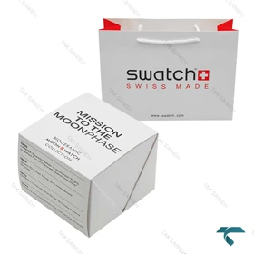 جعبه اصلی ساعت مچی امگا سواچ ماموریت به ماه Swatch-Box-7788-U