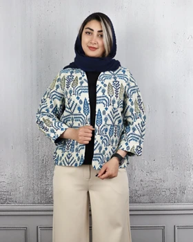 کت گلیمی بغل چاک‌دار زنانه 0827