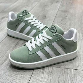 کفش و کتانی زنانه مدل ADIDAS_CAMPUS آدیداس کامپوس رنگ یشمی