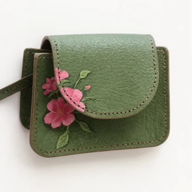 کیف زنانه چرم مدل گلاب
