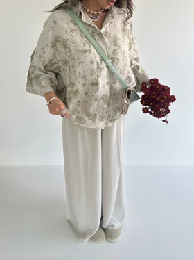شومیز آستین دکمه