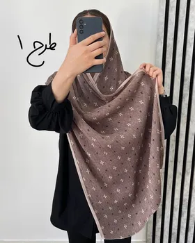 شال پلیسه طرحدار وارداتی 4054