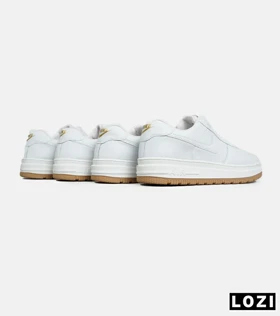 کفش کتانی مردانه و زنانه سفید کرم نایک NIKE AIR FORCE