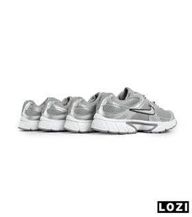 کفش کتانی مردانه و زنانه طوسی سفید نایک NIKE v5 RNR مدل 7323