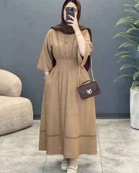 پیراهن پاپیون بهاره لینن