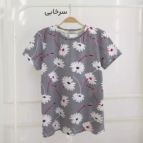 تیشرت گل‌دار 1000220