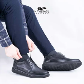 کفش مردانه چرم اداری و روزانه کد 7017003