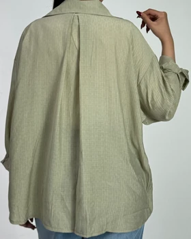 شومیز شیشه ای طرح دار کد 500532