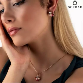 ست گردنبند و گوشواره اپال کلیو