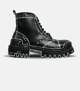 بوت مردانه مشکی BALENCIAGA Sketch مدل 6748