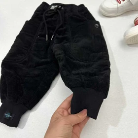 شلوار مخمل کبریتی لاینردار مدل مام