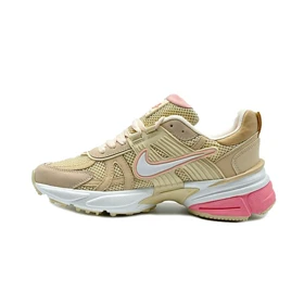 کفش و کتانی اسپرت زنانه مدل نایک کوشلون NIKE V2K رنگ کرم صورتی