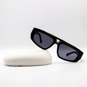 عینک آفتابی لویی ویتون Louis Vuitton مدل 6155 (مشکی / مشکی)