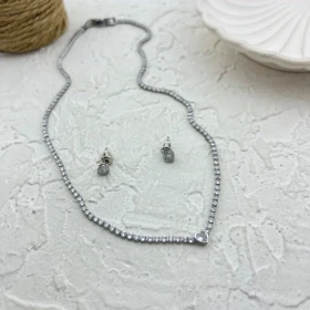 نیم ست زنانه طرح تنیسی ظریف و درخشان