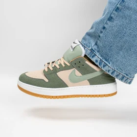 کفش کتانی اسپرت مردانه رنگ کرم سبز مدل نایک NIKE AIR FORCE