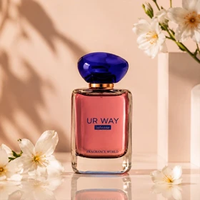 ادوپرفیوم Fragrance World UR WAY Intense؛ عطری شیک، زنانه و ماندگار با رایحه‌ای لطیف و مجلسی
