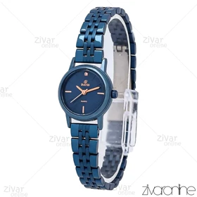 ساعت داتیس زنانه آبی عقربه رزگلد 106914