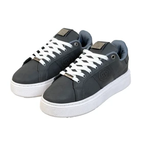 کفش ونس مردانه مدل فلیپ پلین رنگ طوسی سفید کد 51386