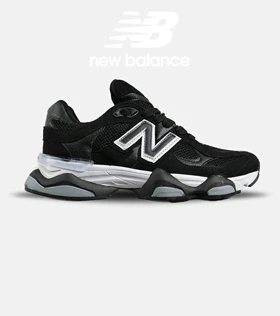 کفش کتانی مردانه و زنانه مشکی سفید NEW BALANCE 9060 مدل 7203