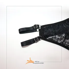 شورت با کمر قابل تنظیم توری برند آداک