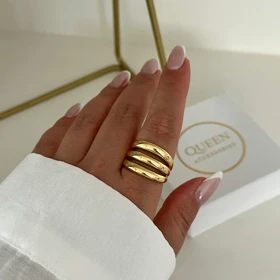 انگشتر زنانه مینیمال کد 656