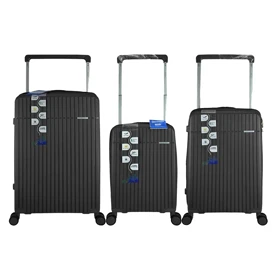 چمدان Hermosa مدل WSET-PP-3X مجموعه 3 عددی (مشکی)
