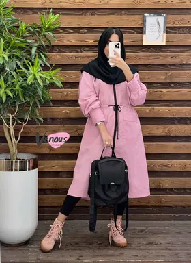 بارانی بلند کمرگت