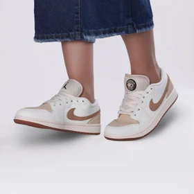 کتانی نایک مدل Air Jordan مستر سفید نسکافه کد 0021