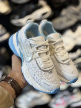 کتانی زنانه v2k سفید آبی